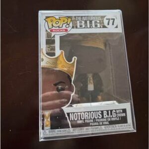 Funko Pop! Notorious B.I.G. with Crown - Black and Gold